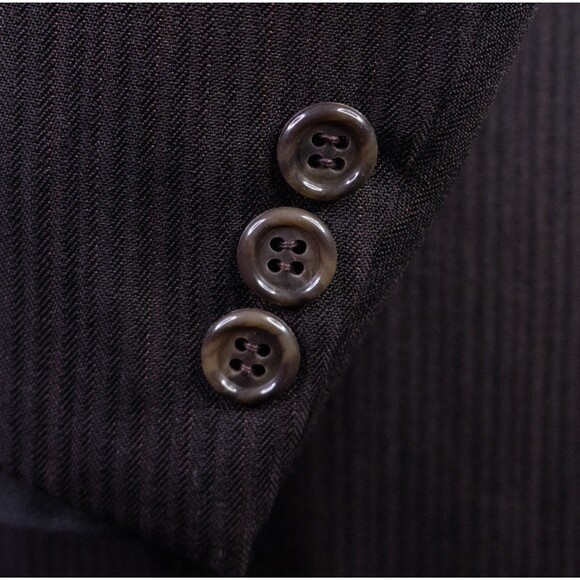 Vintage Pagano West Mens 42R Western Sport Coat Blazer, Cowboy Striped Made USA - Picture 6 of 10